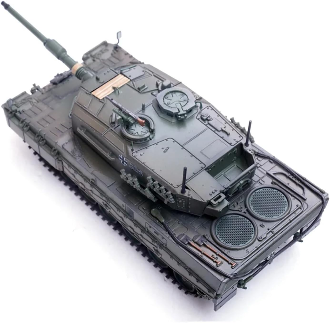 Realistic Tank 1:72 Scale for German Leopard 2a4 Tank Model Kit Static Die Casting Collectible Ornaments Static Tank Model