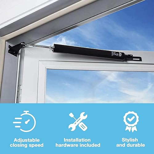 Miniatura 3 de Wright Products V820AFB Pantalla neumática ligera y cierrapuertas de tormenta Florida Bronze