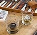 Sea Stones- 9-Piece Set - Full Sized Upcycled Granite Whiskey Chilling Stones- On the Rocks Set Includes 2 Monogrammable Tumblers with Wooden Presentation Tray - Made in the USA with Granite from NH
