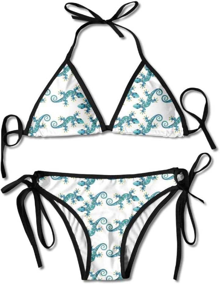 Women's Tie Side Pantie Triangle Bikini Set 9