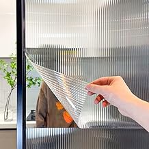 Privacy Film, Frosted Glass Self Adhesive Window Sticker, Opaque Sun Blocking Vinyl for Home Shower Bathroom, Frosted Privacy Window Cover for Home & Office Decorative Film (24x50IInch)