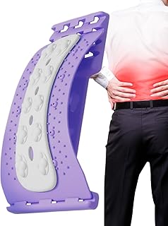 Lenden Stütze Brett | Dehnung Korrektor,Unterer Rückenstrecker Mit Lendenstütze,Für Rückenmuskelentspannung Und Erholung Für Zuhause, Büro, Schule, Nach Training, Arbeit, Studium,