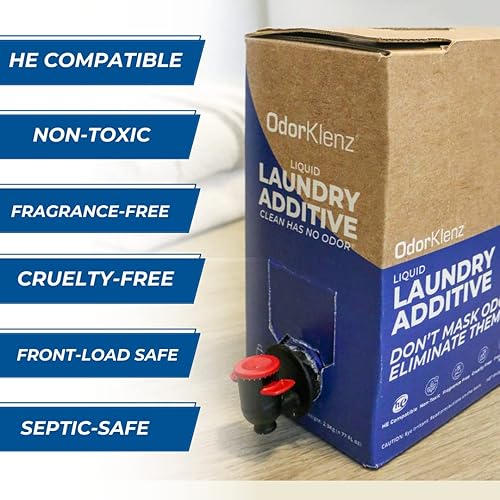 Miniatura 4 de Aditivo líquido para ropa para ropa, 20 cargas (77 onzas líquidas), eliminación de olores del sudor, humo y olores de mascotas, no tóxico, ecológico