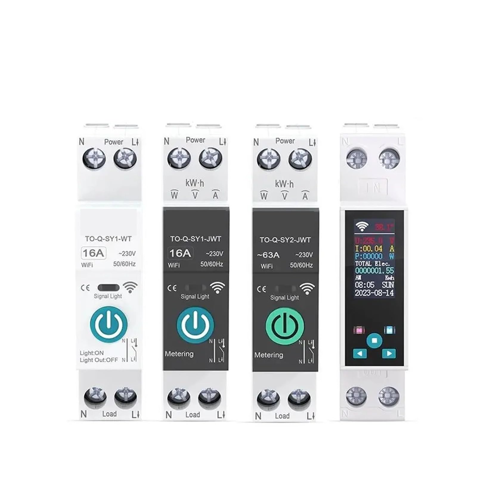 Disjoncteur connecté WiFi SY1 25A pour piloter et mesurer l'énergie