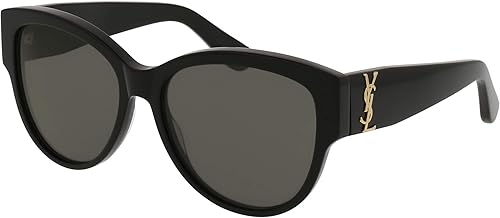 Saint Laurent Authentic YVES SAINT LAURENT Black YSL Gafas de sol SL M3-002 *NEW*, Negro -