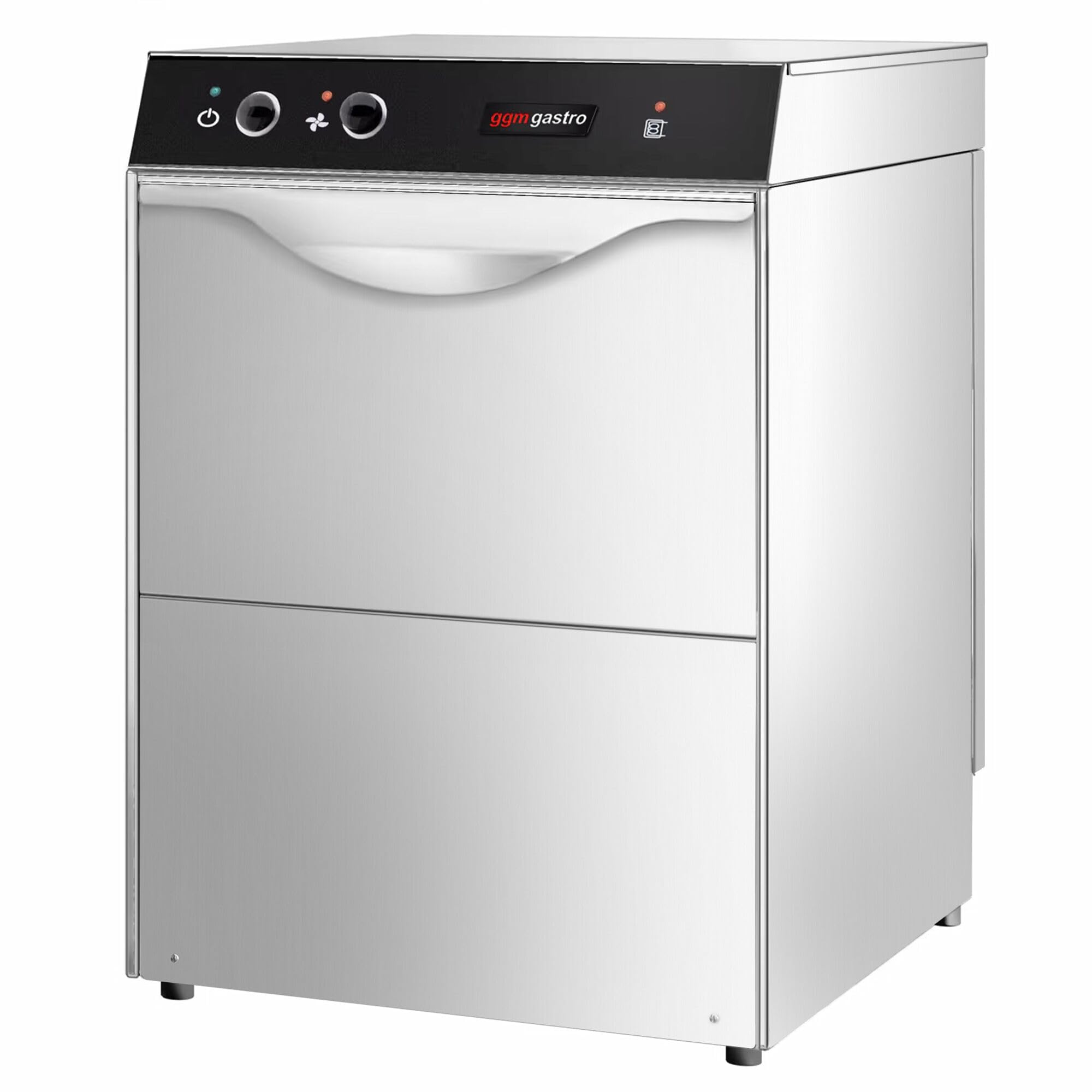 GGM Gastro Gläserspülmaschine 2,77 kW 350x350 mm | Doppelwandige Bauweise, unterbaufähig, integrierte Laugen- und Klarspülerpumpe, effizientes Doppelfiltersystem