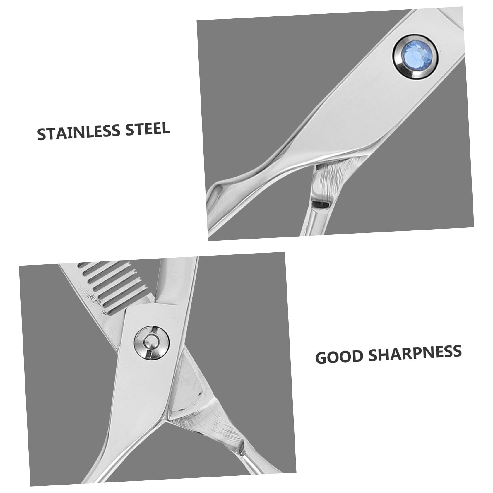 Healeved Juego De 2 Tijeras Para Cortar El Pelo Zurdos 6 Pulgadas Acero Inoxidable Herramientas Ergonómicas Para Peluquería Barbería Uso Profesional y Doméstico Color Plateado
