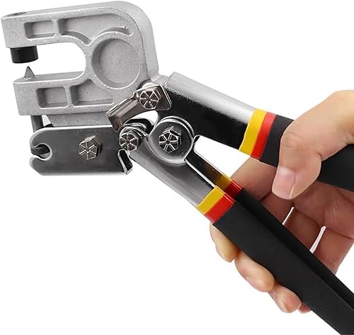 Alicates de metal para engarzar, herramientas para paneles de yeso de 10.630 in, herramienta de fijación de pared de acero aleado, para la mayoría