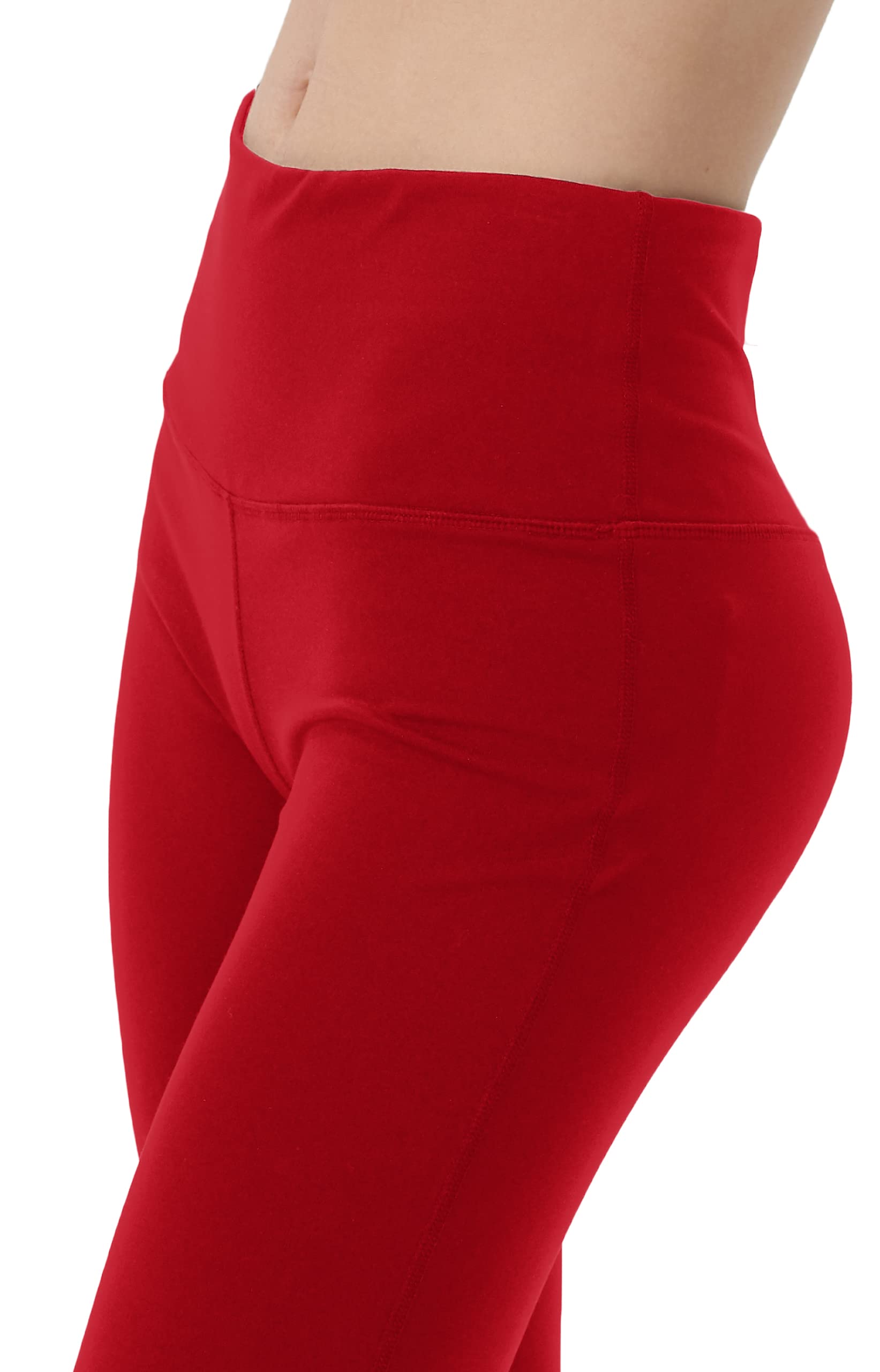 LaiEr Pantaloni da Yoga per Le Donne Controllo della Pancia Allenamento Bootleg Pantaloni a Vita Alta Pantaloni Elasticizzati a 4 Vie con Tasche Interne