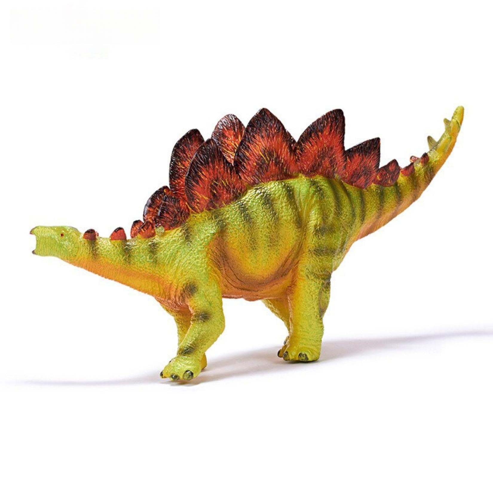 AMITD Stegosaurus Dinosaur Animal Model Soft PVC Collection Scene Decoration (Small)