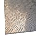 Produktbild Aluminium Riffelblech QUINTETT 2000x1000mm 3,5/5mm stark große Auswahl Alu Tränenblech, Alu Warzenblech Aluminium Strukturblech Riffelblech Aluminium 200x100cm