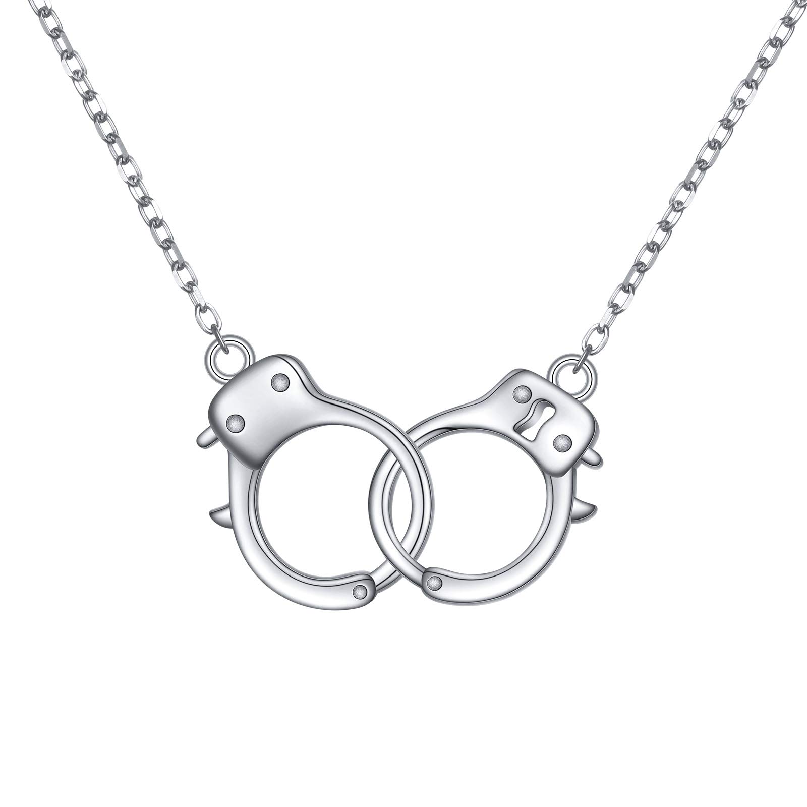 S925 Silver Handcuffs Creative Jewelry Personalized Name Necklace