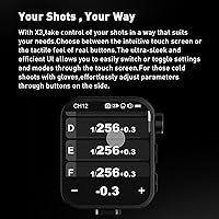 Vista 8 de GODOX Disparador de flash X3 X3C X3-C para cámaras Canon, transmisor de pantalla táctil OLED inalámbrico TTL de 2.4G, batería de litio incorporada