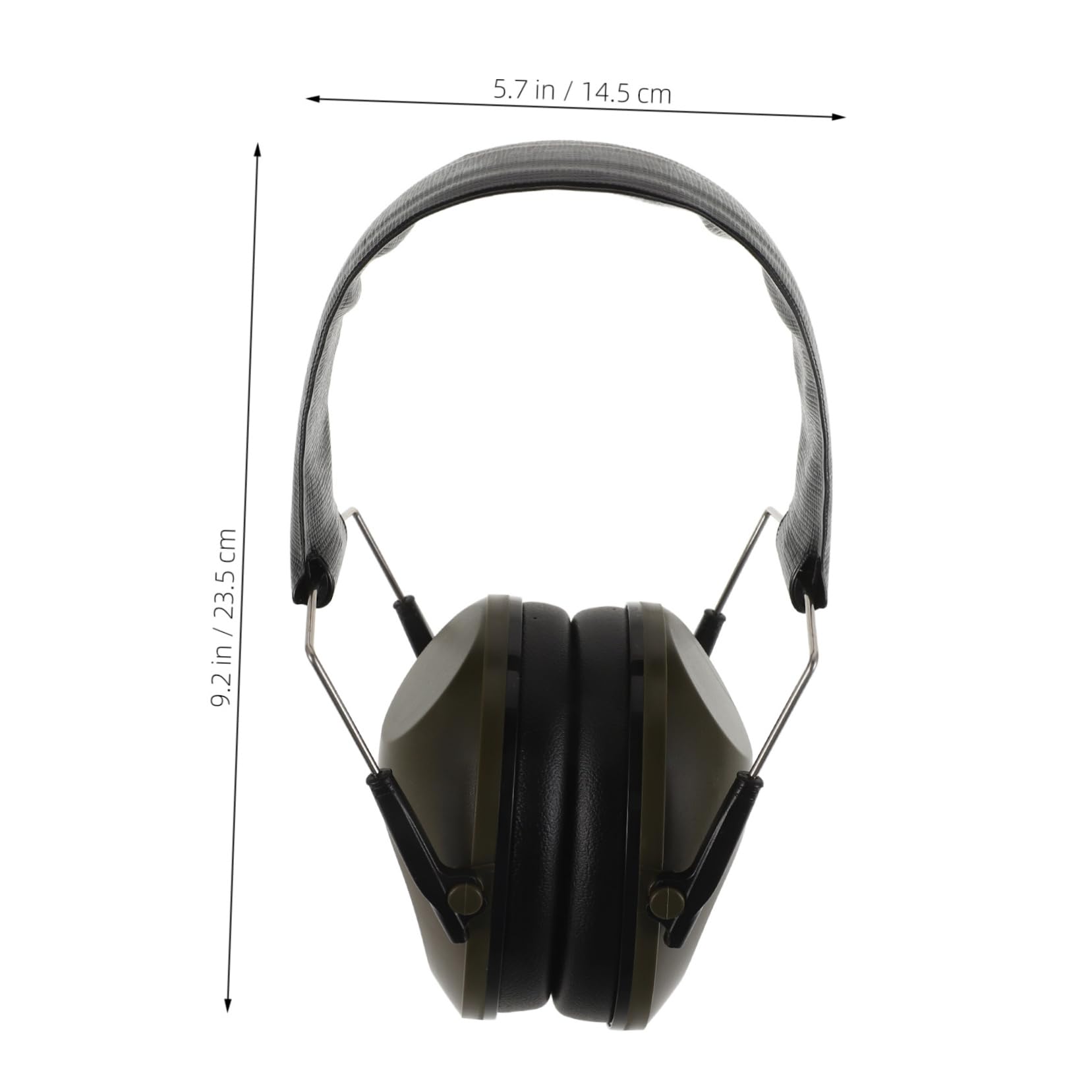 Mikikit Noise Cancelling Ear Muffs for Shooting Range Adjustable Hearing Protection Headphones Industrial Ear Defenders for Noise Reduction Comfortable Fit for Outdoor Activities