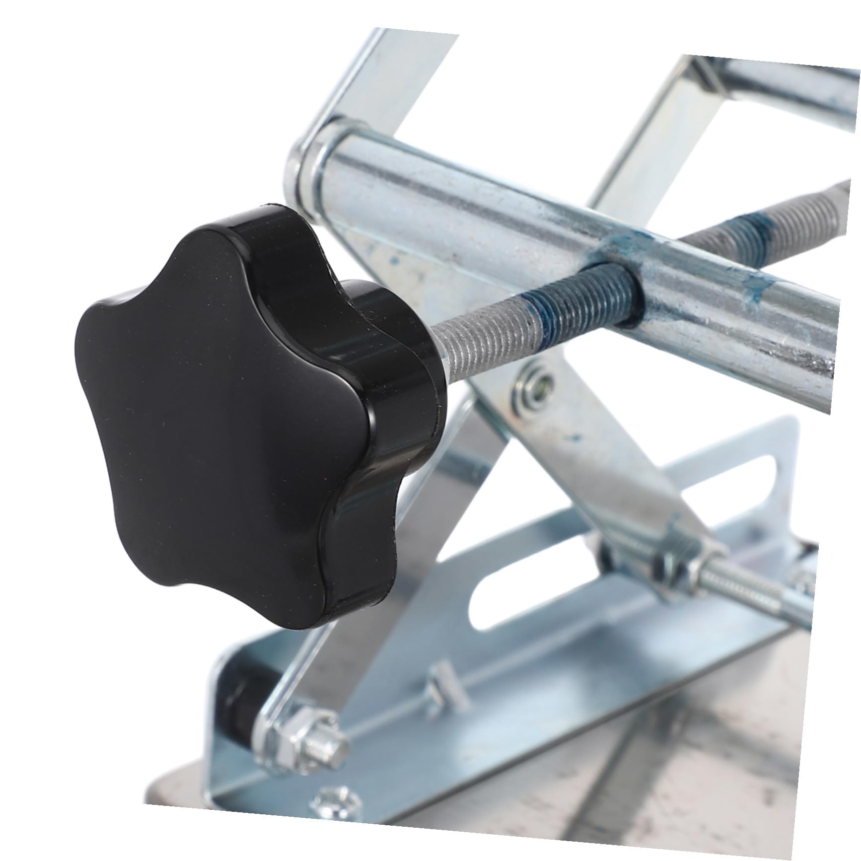 Mini Gato de Tijera de Laboratorio de Acero Inoxidable 6x6 Pulgadas | Altura Ajustable 70 a 260mm, Superficie Amplia para Matraces y Dispositivos de Laboratorio