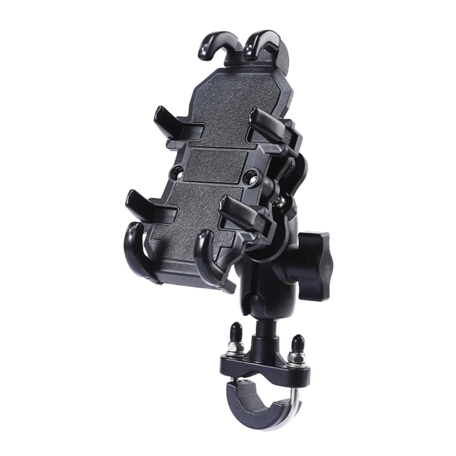 Porta Telefono Moto Supporto Per Telefono Per Bici Regolabile Girevole A 360° Supporto Per Telefono Per Specchietto Retrovisore Per Moto Per Telefoni Da 4''-6.7''(Handlebar)