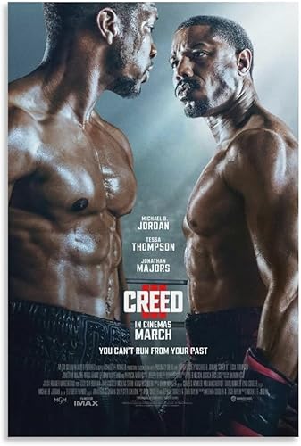 Creed III - Póster de película de drama deportivo, impresiones artísticas en lienzo para decoración de pared, decoración de habitación, decoración