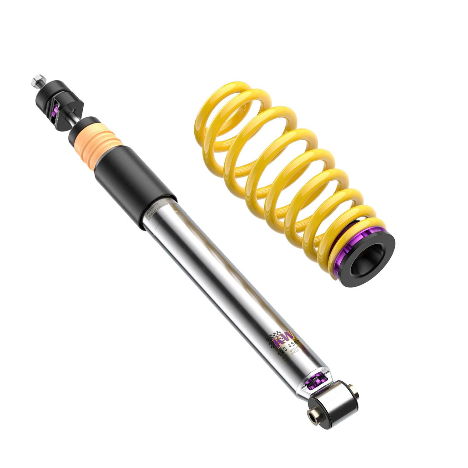 KW Automotive Zawieszenie gwintowane INOX LINE wariant 3 - V2 stal szlachetna - kompletny zestaw 4 szt. do VA i HA - nr artykułu: 3528000U-1