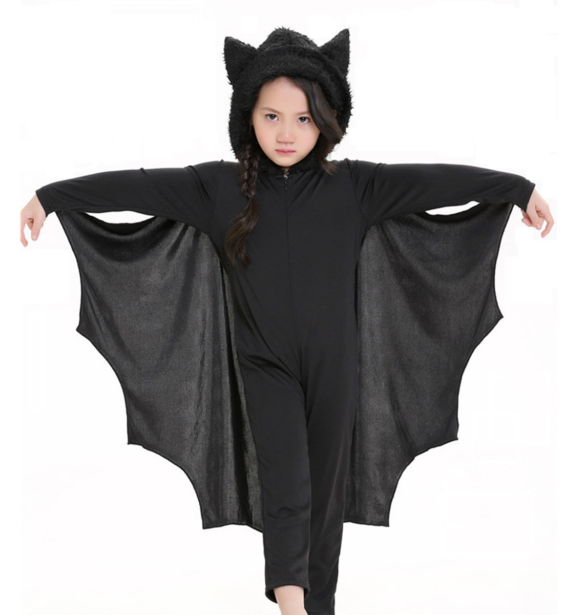 COOLJOY Kids Unisex Vampire Bat Costume, Jumpsuit Halloween Cosplay Costume Set em promoção! Veja a oferta e mais achadinhos de Pijamas & Fantasias Infantis 2 Hoje é o melhor dia para comprar COOLJOY Kids Unisex Vampire Bat Costume, Jumpsuit Halloween Cosplay Costume Set com aquele preço maroto! Promoção! Aproveite a oferta! 2