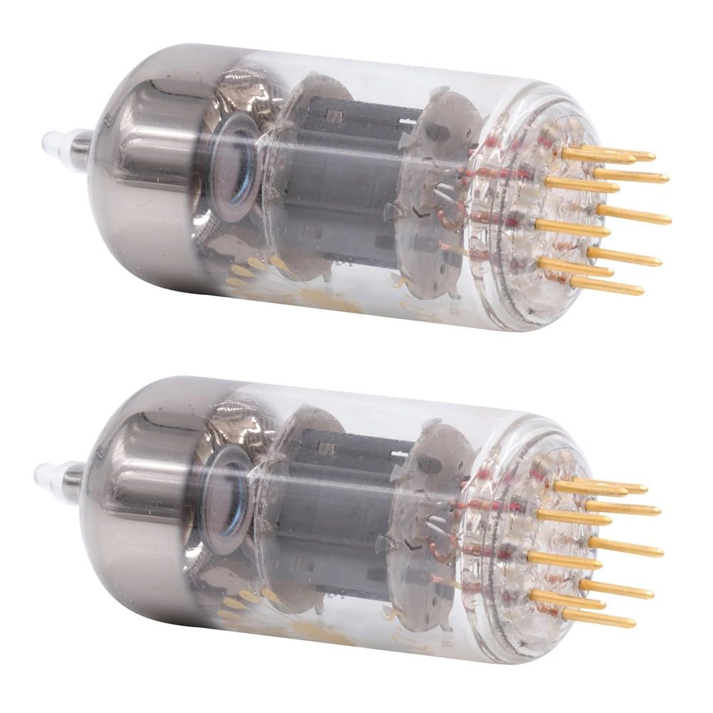 ECC82 Tubo a vuoto, 12AU7 Electron Tube, HiFi Audio Ricambio per Amplificatore, Coppia Abbinato Basso Rumore, Aggiornamento Stereo Fai da Te