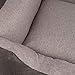 Knuffelwuff 14096-007 Hundebett Hundekörbchen Hundesofa Hundekissen Hundekorb Bezug Waschbar Grosse Hunde Xxl Luke Schwarz-Grau
