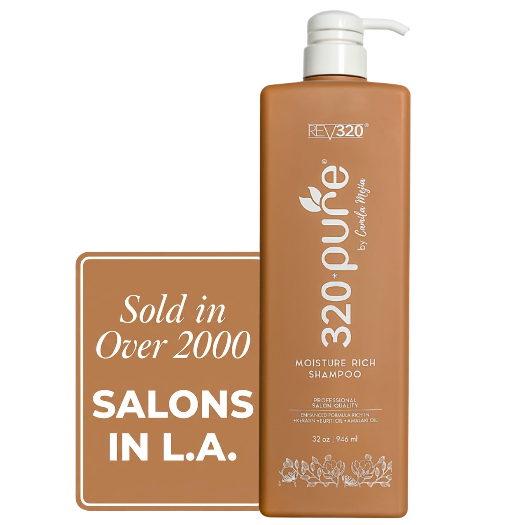 Amazon.com: 320Pure Moisture Rich Shampoo for Women 32oz Repair