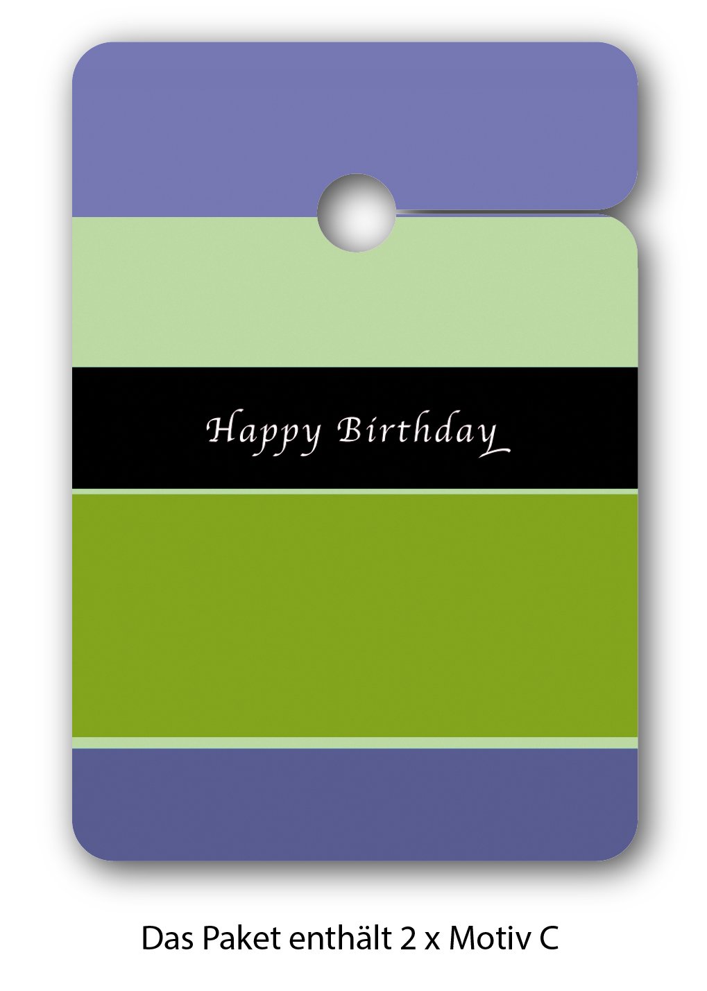 Geburtstags Geschenk Anhänger | Papieranhänger | Geschenk Karten (64Stk) zum Geburtstag im coolen Designer Look: Happy Birthday