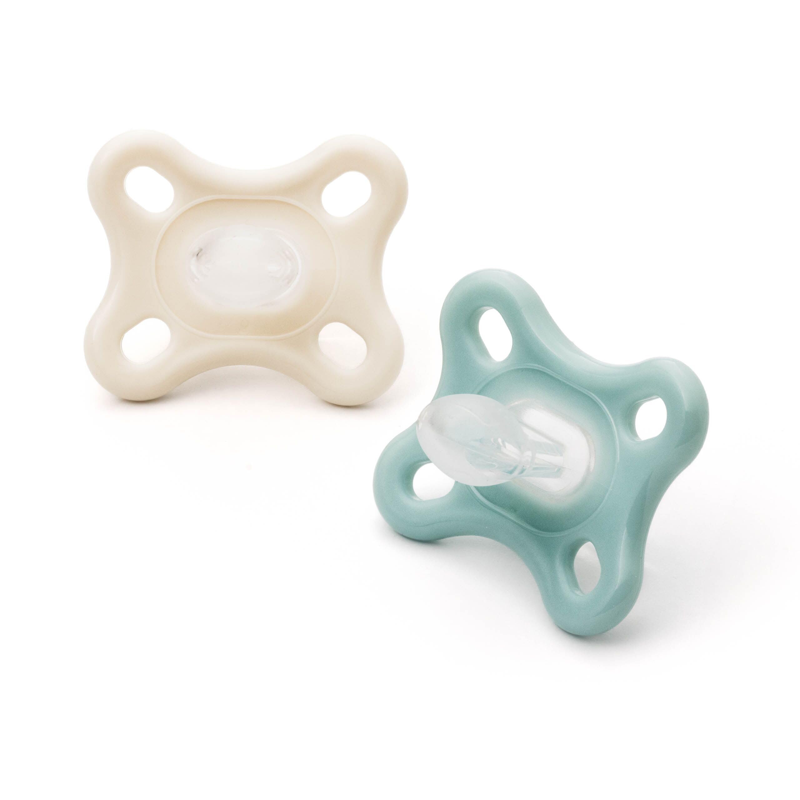 MAM Comfort Dummies, 0-3M, 2 Pack, Orthodontic Design, Unisex