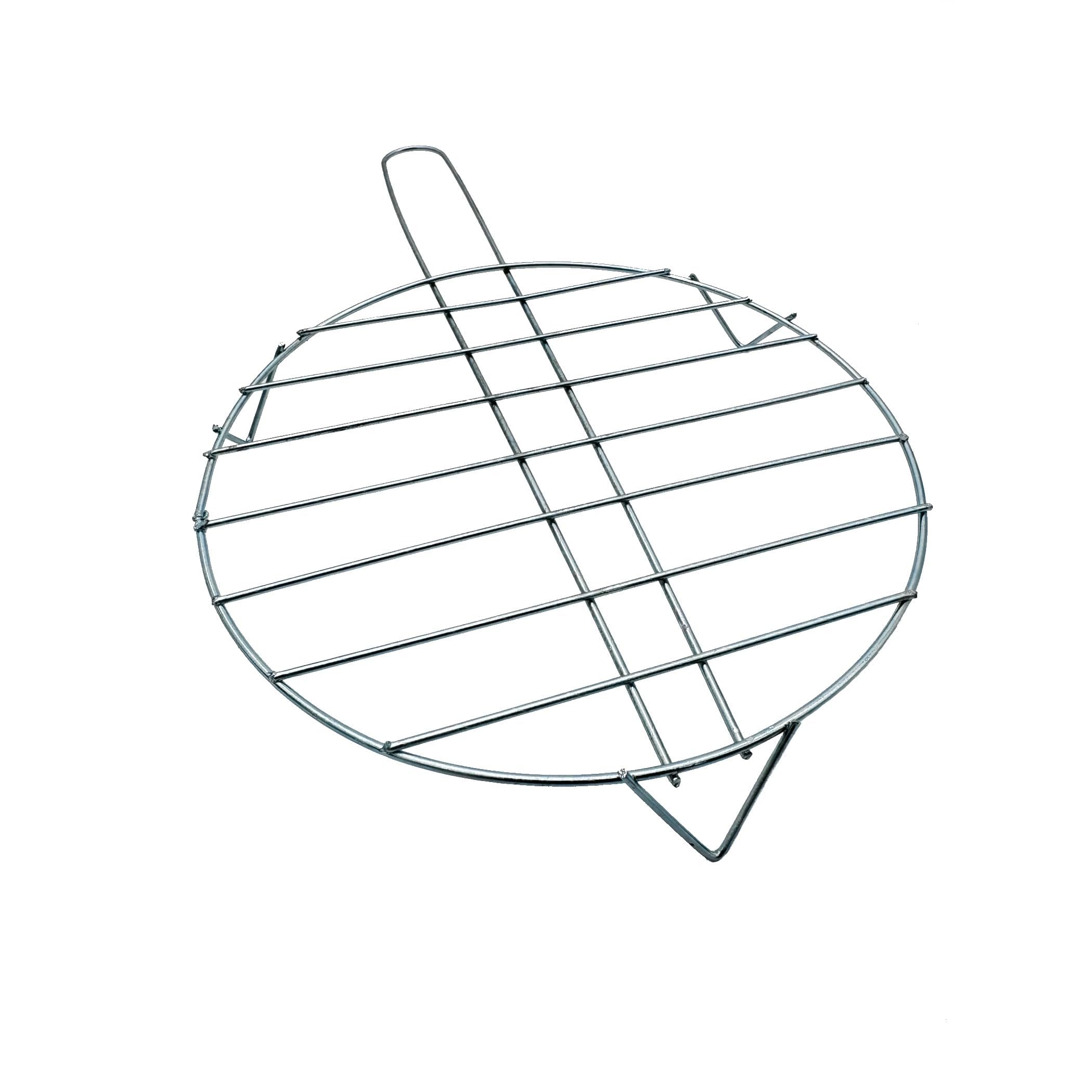 Grill for Arepas, Tortillas, and Pupusas, Aluminm Handheld Stovetop Grill (Small)