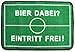 Produktbild Unbekannt ErfurthFUN Fußmatte Bier dabei Eintritt frei, 40 x 60 cm