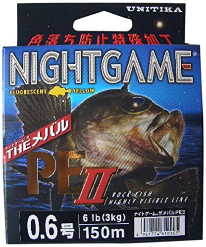 ���j�`�J(UNITIKA) ���C�� �i�C�g�Q�[�� �U ���o��PE II150m 0.6�� �C�G���[