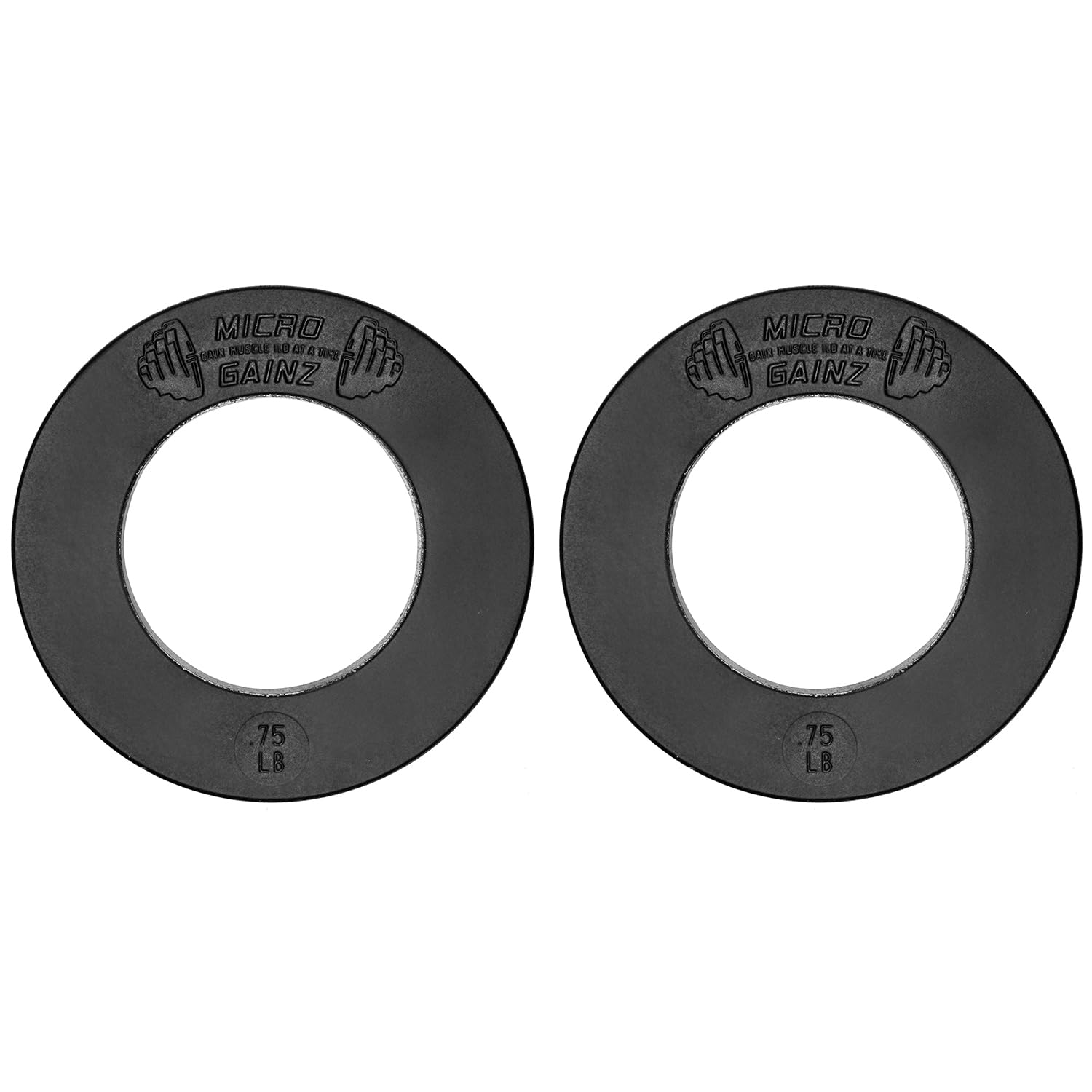 - Micro Gainz Calibrated Fractional Weight Plate Set of 2 Plates, Choose Set (.25LB-1.25LB), Designed for Olympic Barbells for Strength Training & Micro Loading Bar Weights, Made in USA