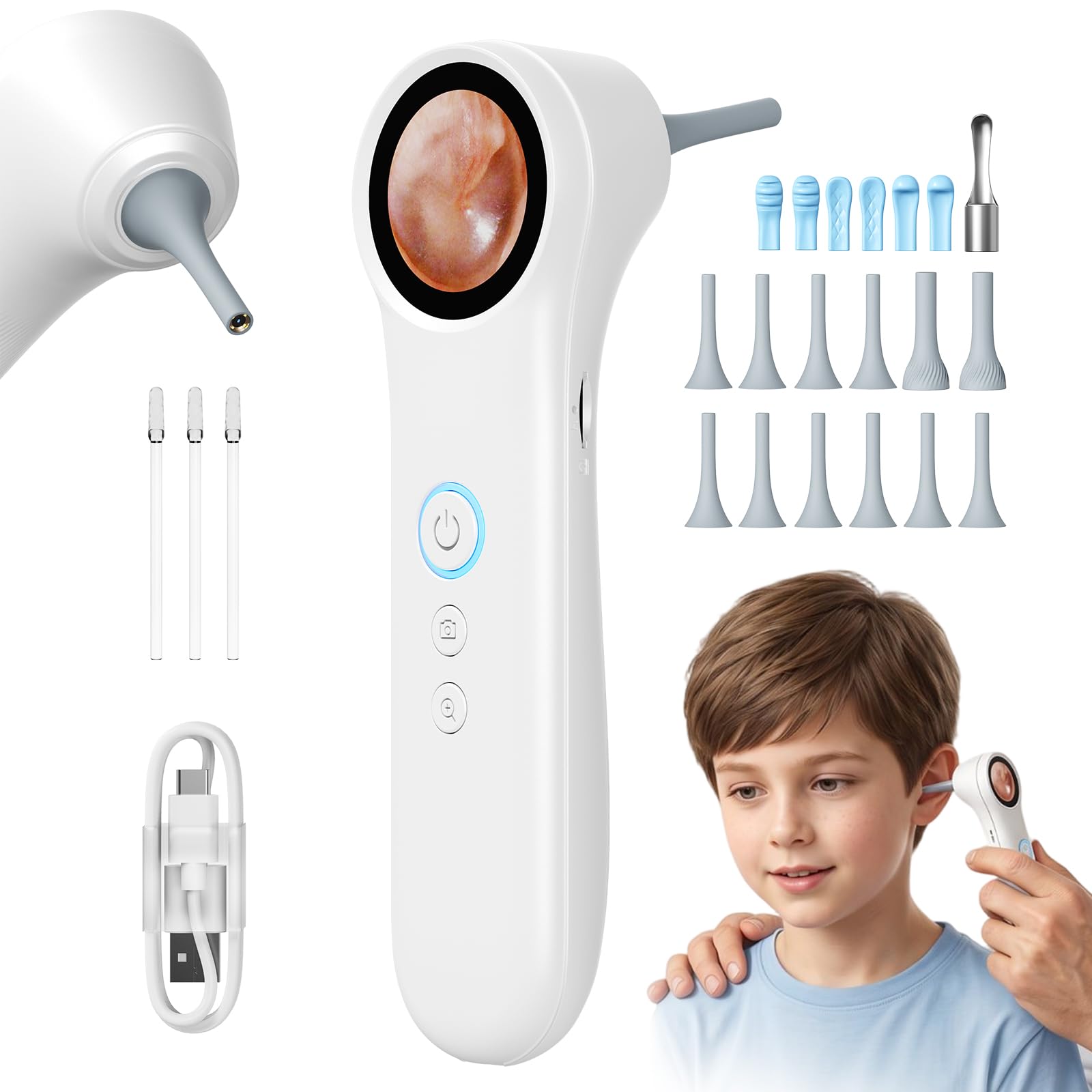 Digital Otoscope - 1080P HD Ear Camera -1