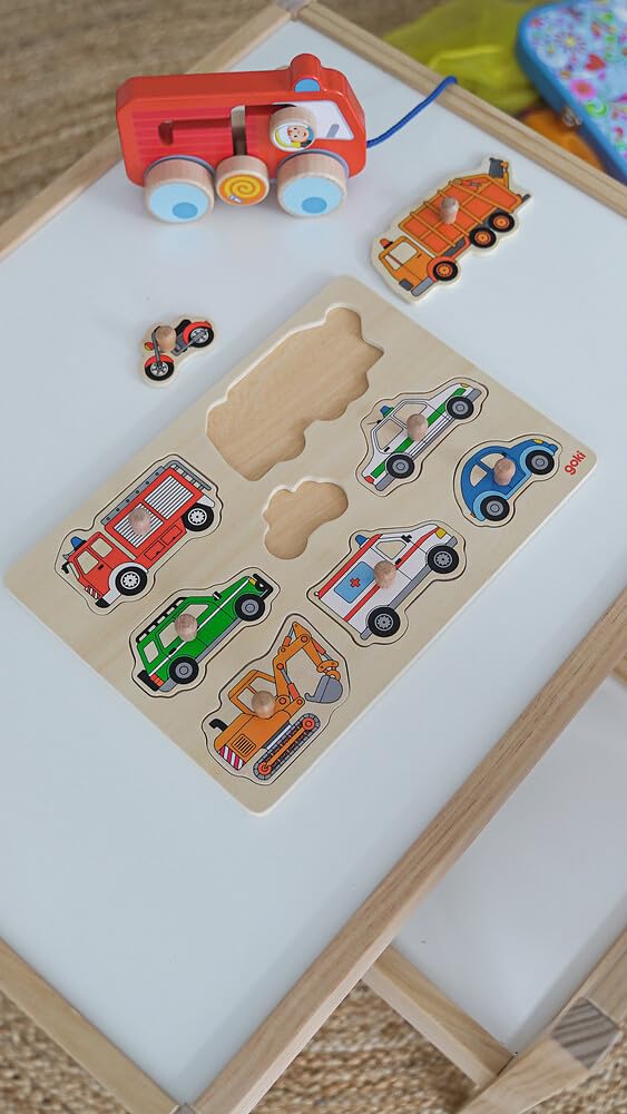 Amazon.co.jp: Steckpuzzle Verkehrsmittel: 30 x 21 cm, Sperrholz, 8