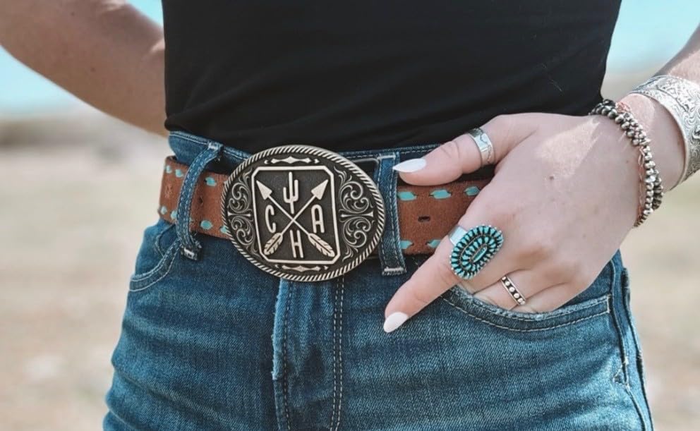 Image of Montana Silversmiths Officially Licensed Cactus Alley Hat Co. Western Lifestyle Belt Buckle