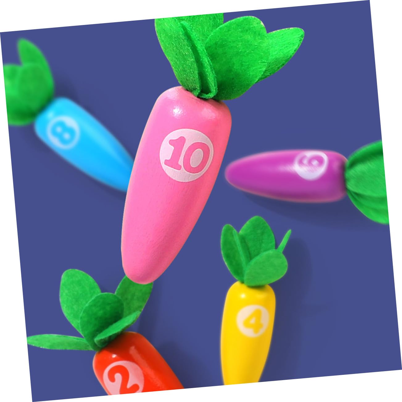 POPETPOP Juguetes para Contar De Bloques para Clasificar Números Juguete De Madera para Preescolar Cognitivo Años Carote para Aprendizaje Interactivo