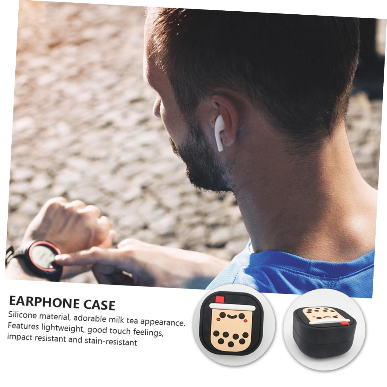 DOITOOL 3 Fundas De Silicona para Auriculares Pequeños. Adorable Funda para Organizar Tus Auriculares.