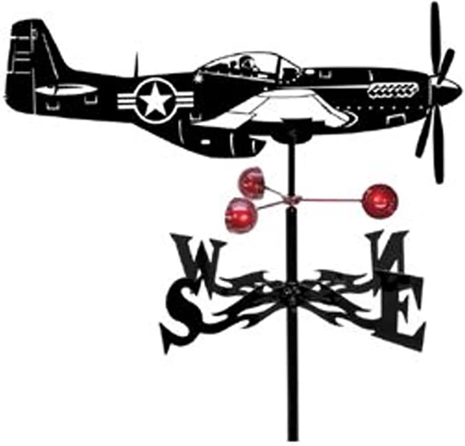 風見鶏 ルーフマウント、庭用風見鶏 屋根用 風向計 屋外庭庭、風見鶏 風見鶏 組み立て簡単