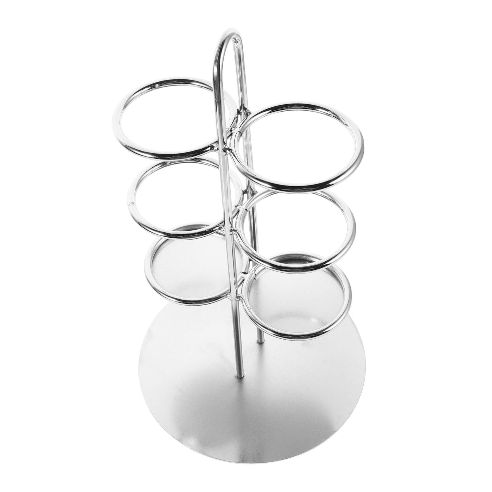 Hohopeti Stainless Steel Utensil Holder Cooking Utensils Organizer Holes for Spoon Spatula Kitchen Tool Hook Countertop Storage for Home Party