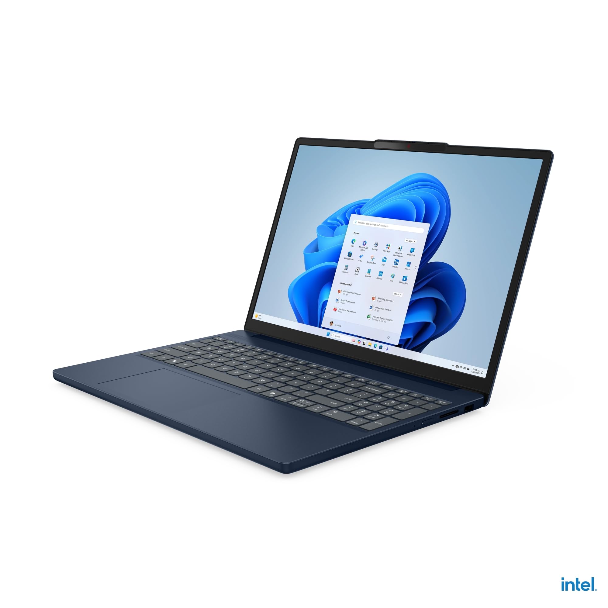Lenovo IdeaPad Slim 3i Laptop | 15.3" WUXGA Display Entspiegelt | Intel Core i5-13420H | 24GB RAM | 1TB SSD | Intel UHD Grafik | Win11 | QWERTZ | Cosmic Blau | 3 Monate Premium Care