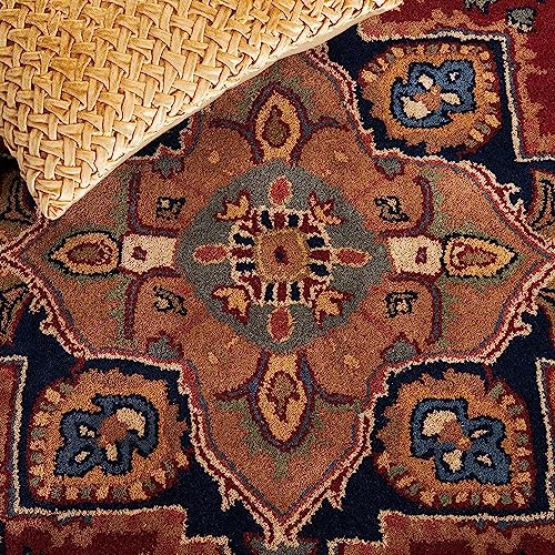 Image of Carpet Mahal Handmade Handwoven Tufted Made of 100% Soft Blended Wool Export Quality Carpets with 1 Inch Thickness (12x18 Feet) Color Multi