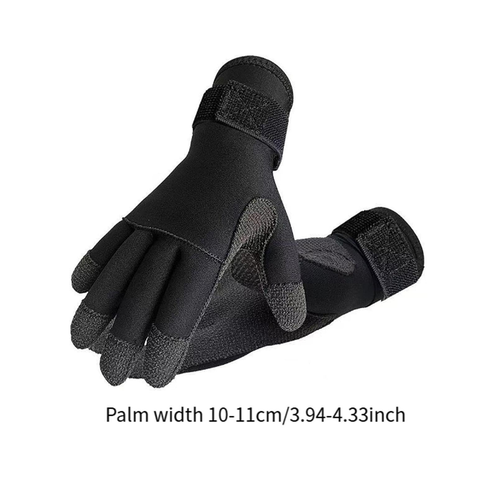 Guantes de deportes acuáticos con diseño de cinco dedos para buceo, surf, kayak, esnórquel, protección contra el agua fría