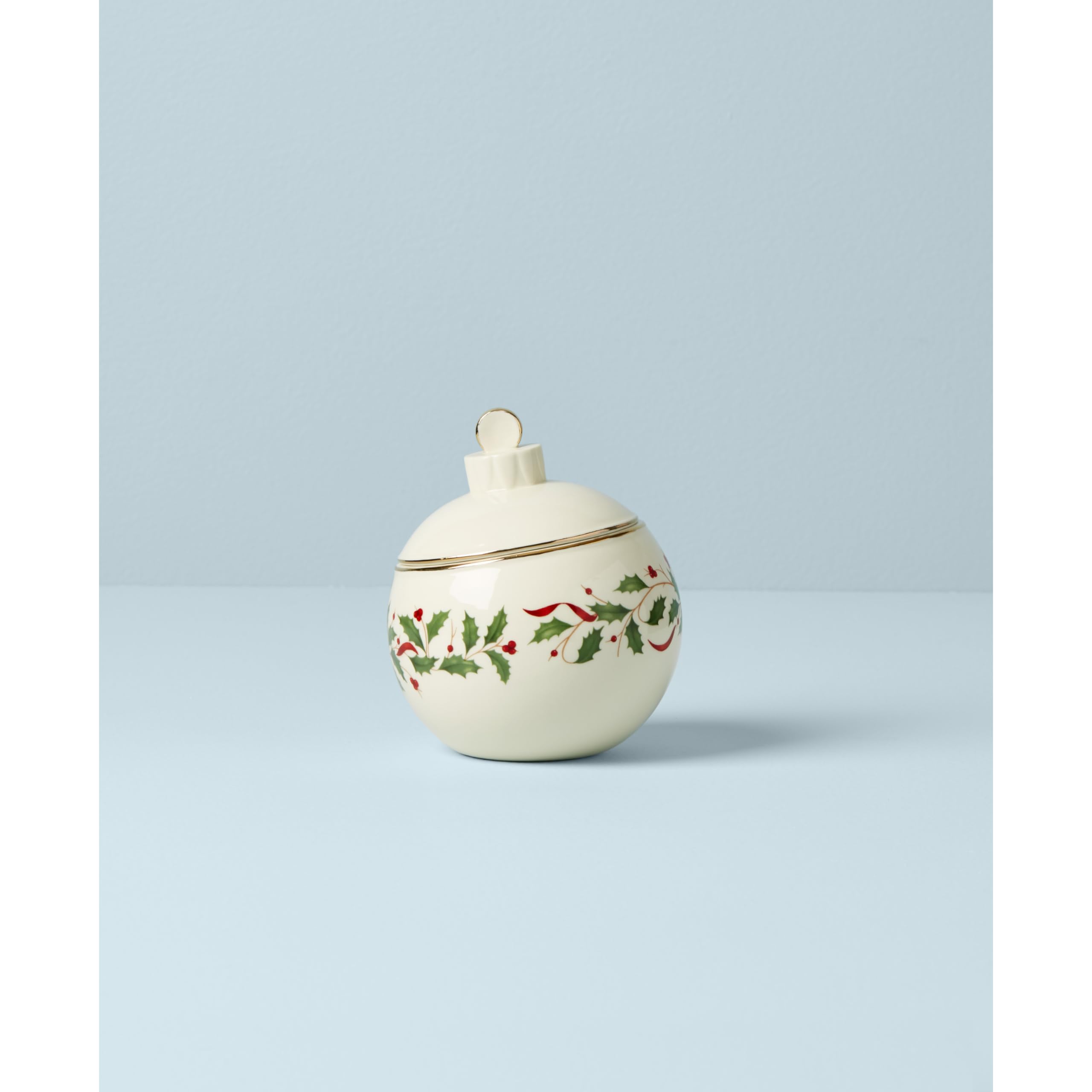 Amazon.com | Lenox 890765 Holiday Ornament Candy Jar, Christmas