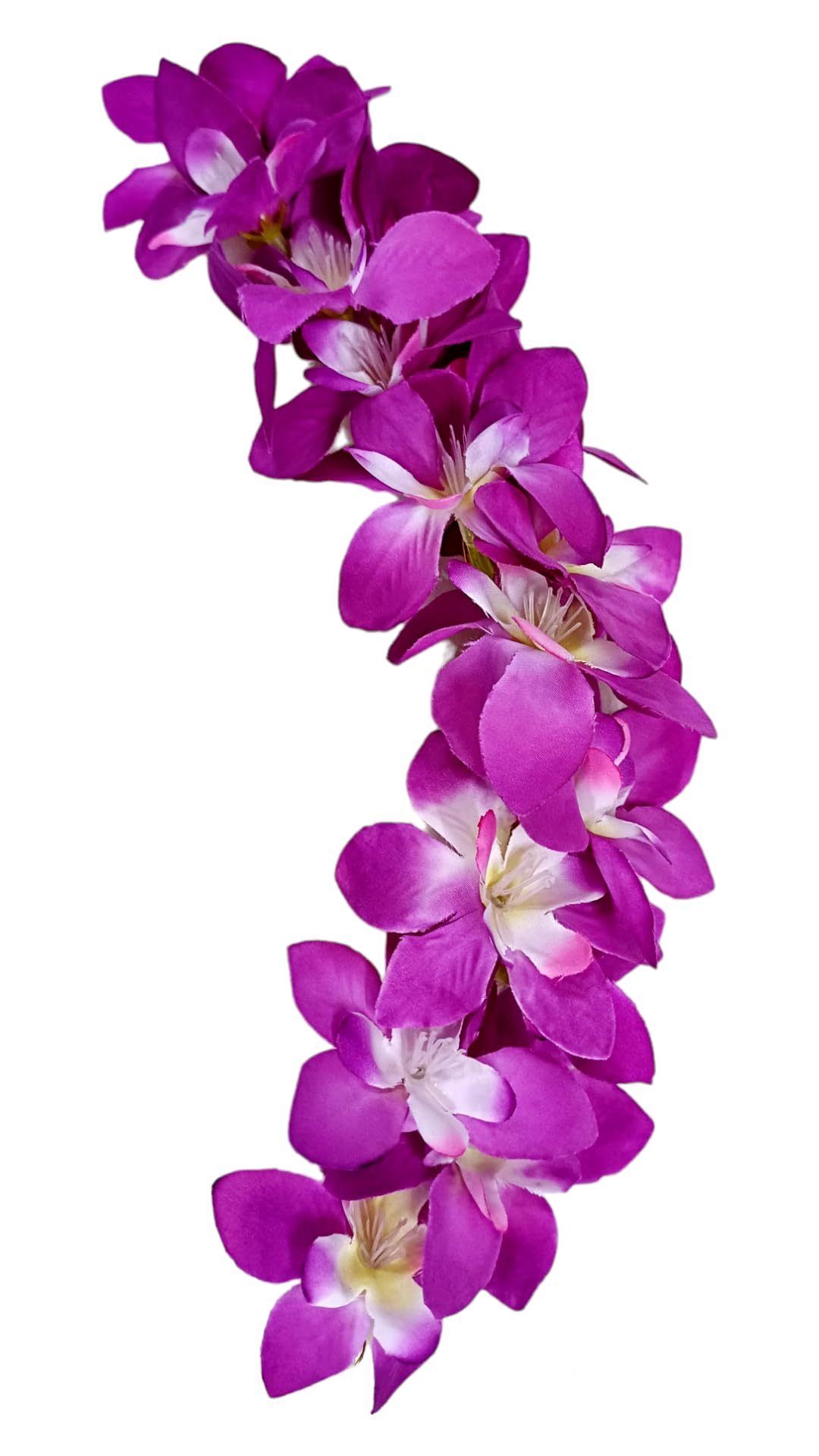 BengCraft Artificial Polycotton Purple Orchid Flower Gajra, Floral Juda Bun Pin for Wedding Bride, Plastic Flowers Hair Accessories for Women and Girls-image-43