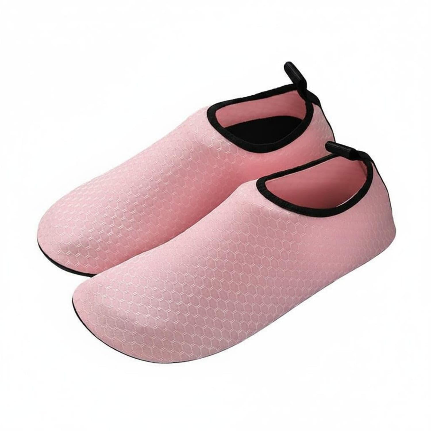Cut-Resistant Quick-Dry Swim Shoes Breathable Quick-Dry Beach Shoes Defensive Sole Barefoot Aqua Socks Lightweight for Adults, Women, Men, Snorkeling, Swimming, Diving, Wading, Silver Pink, 38-39-image-46