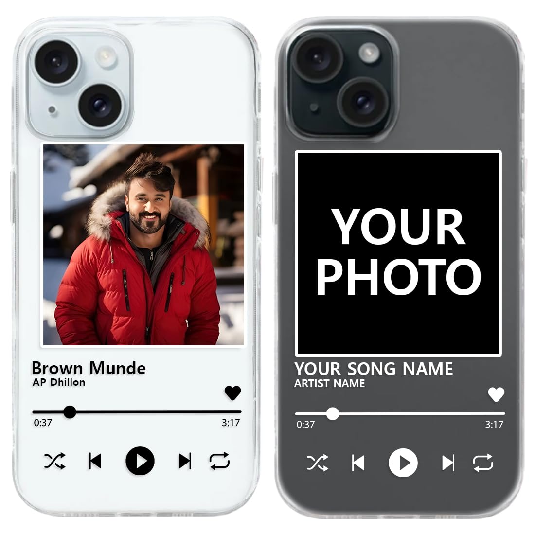 Fashionury Personalized Picture with Favorite Song Custom Case for iPhone 15 14 13 12 11 Pro Max Mini XR XS X 10 8 Plus 7 SE Transparent Soft Protective Picture Photo Cover Clear for Girls Boys (B0DD3GPRZK) Amazon Price History, Amazon Price Tracker
