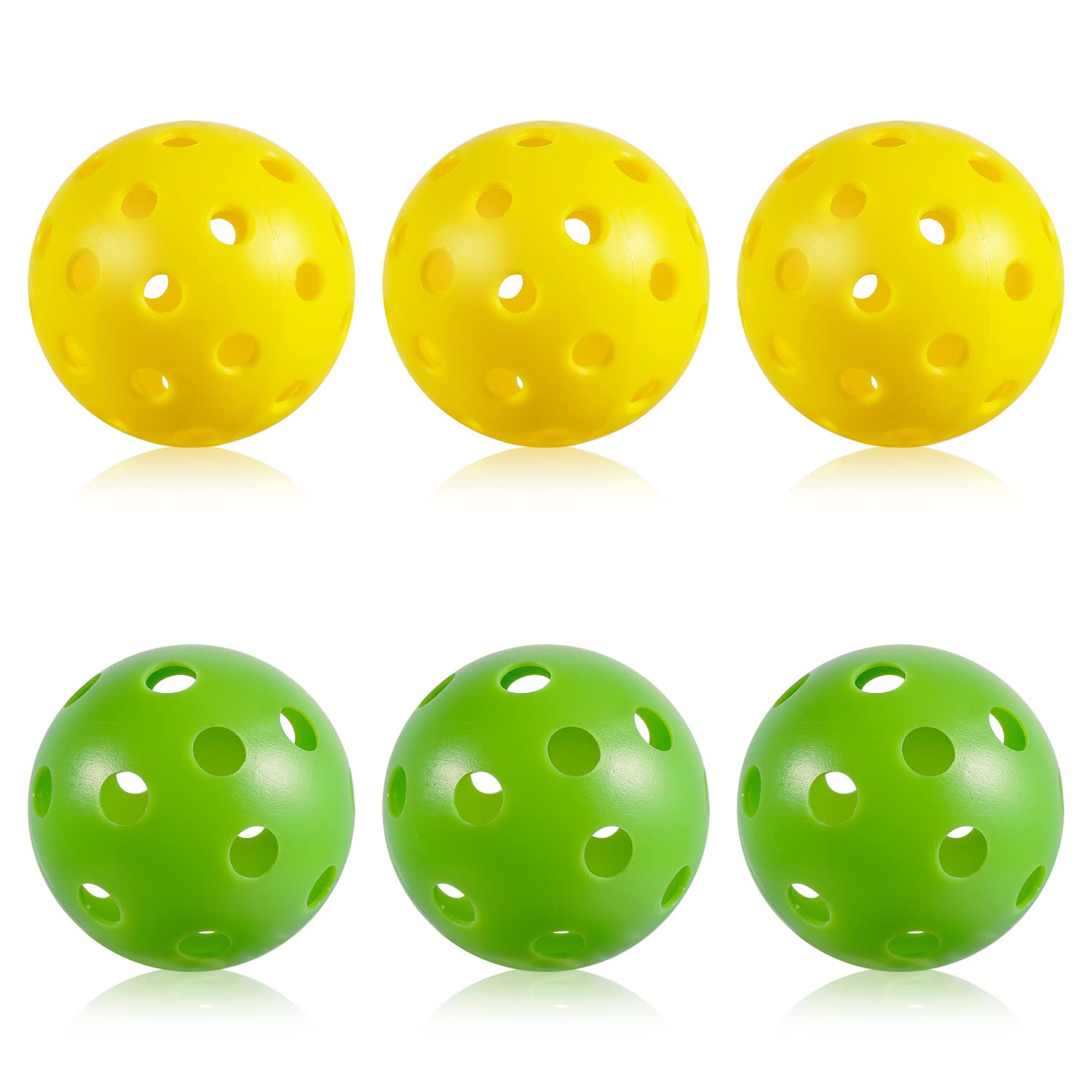 Pickleball schlger Pickleball Paddles Set, 4 Premium-Holzpaddeln, 4 Pickleballs, 2 Griffbndern, 2 Pickleball-Grteln und Tragetasche