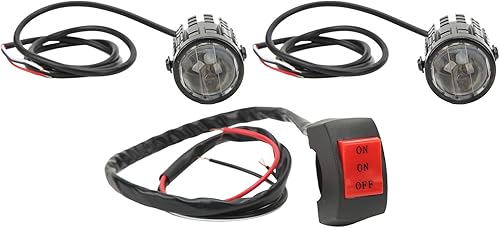 Lámpara de conducción LED, 24 W de haz alto y bajo, inastillable, foco de motocicleta para automóvil, SUV, camión