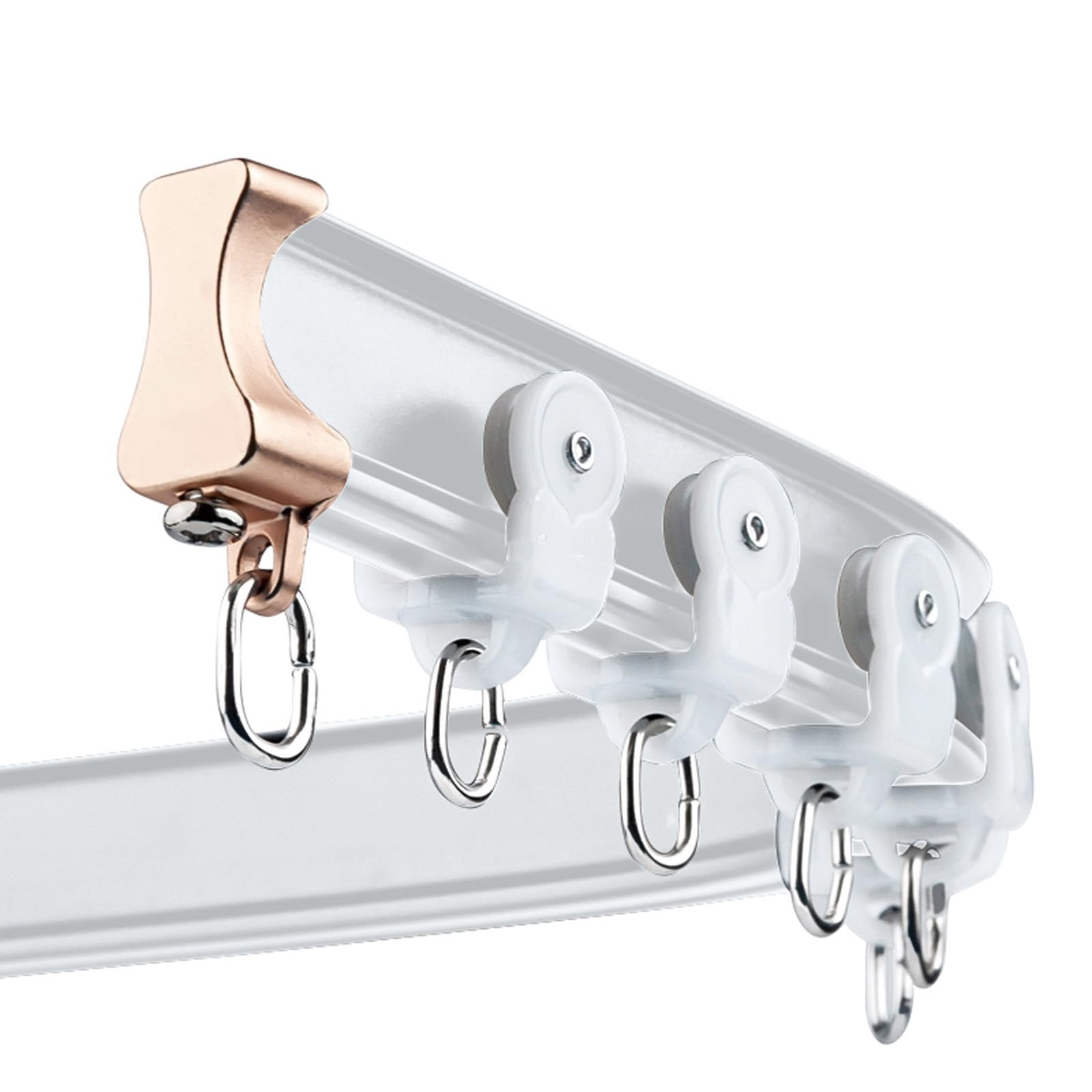 Bendable Curved Ceiling Curtain Track Aluminum Rods for Windows