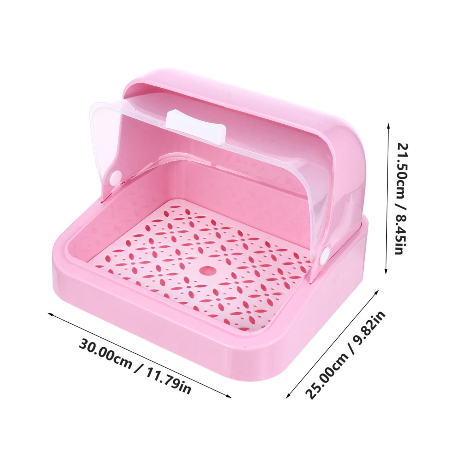 TOYANDONA Babyflaschen Aufbewahrungsbox mit Abtropfschale aus Pp-material Organizer für Babyartikel und Besteck mit Deckel für Saubere Aufbewahrung